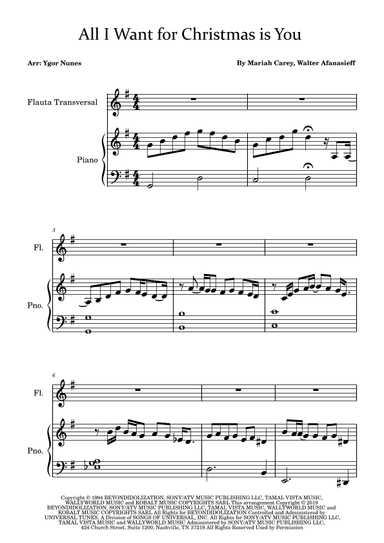 All I Want For Christmas Is You (arr. Ygor Nunes)
