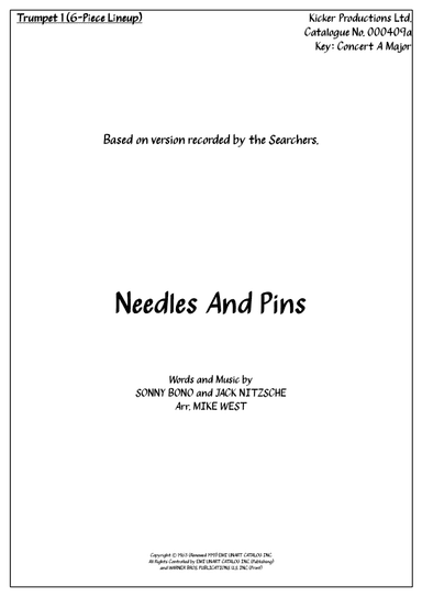 Needles And Pins (arr. Michael Storeton-West)