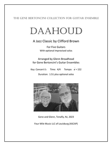 Daahoud (arr. Glenn Broadhead)