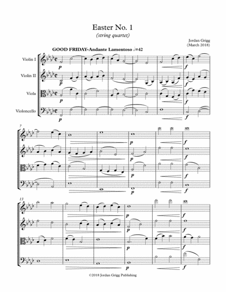 Easter No 1 (string quartet)