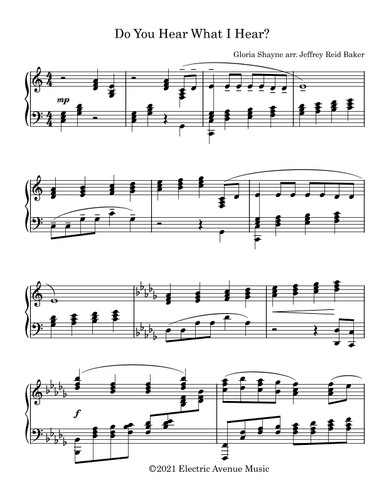 Do You Hear What I Hear (arr. Jeffrey Reid Baker)