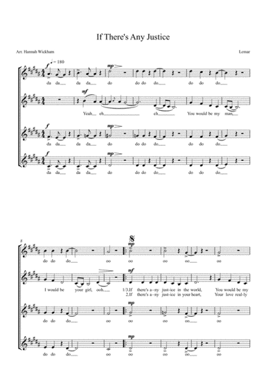 If There's Any Justice (arr. Hannah Wickham)