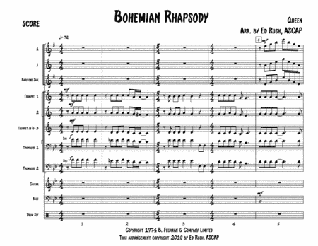 Bohemian Rhapsody (arr. William Edward Rush)