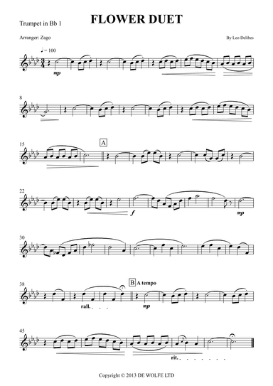 Lakme - Flower Duet (arr. Zago)