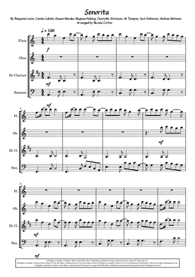 Senorita (arr. Nicolás Cortés Castillo)