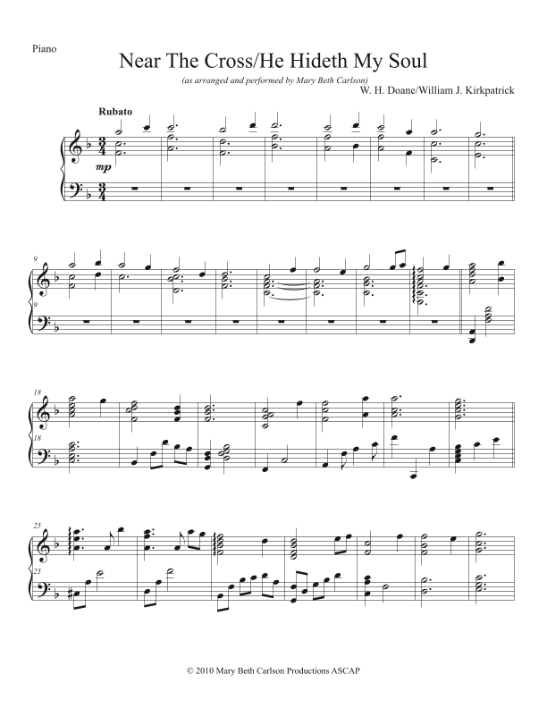 Near the Cross / He Hideth My Soul (arr. Mary Beth Carlson)