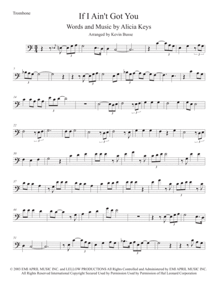 If I Ain't Got You (arr. Kevin Busse)