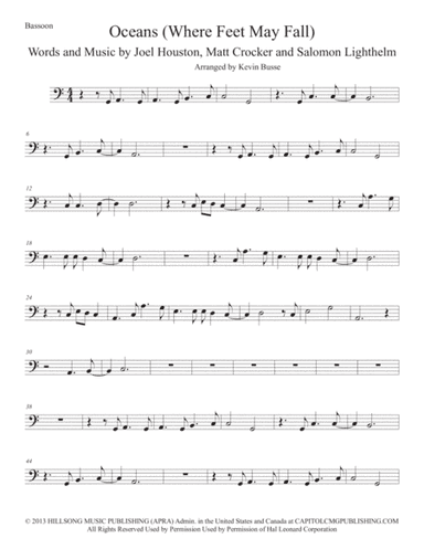 Oceans (Where Feet May Fail) (arr. Kevin Busse)
