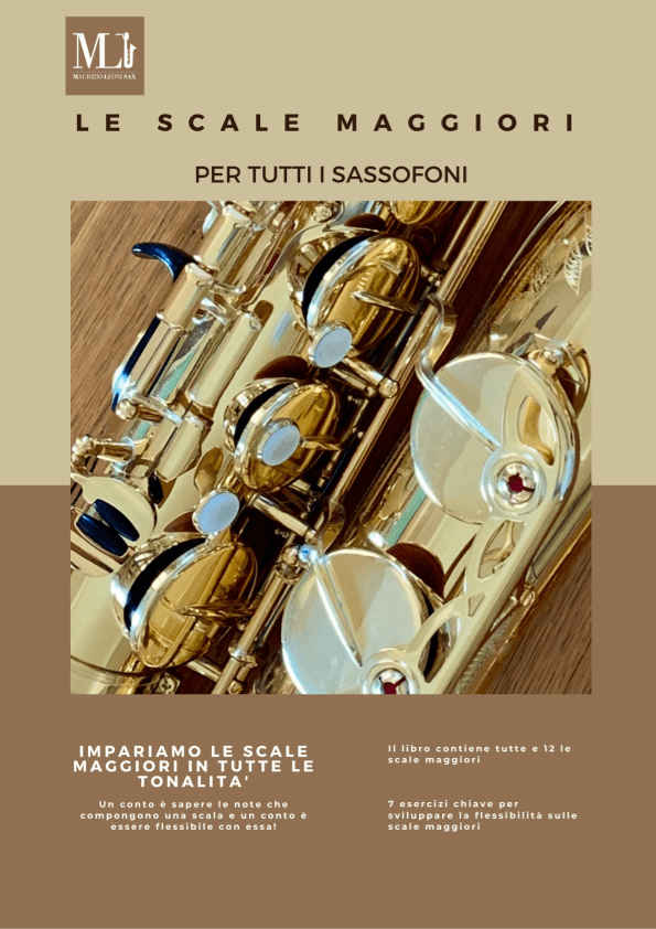 Le scale maggiori per tutti i sassofoni