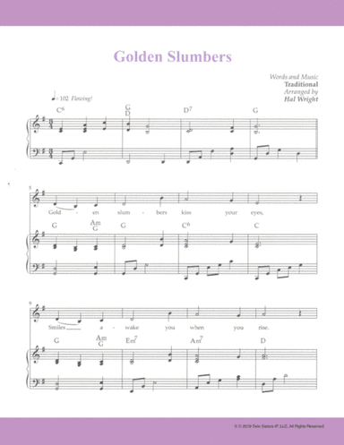 Golden Slumbers (arr. Hal Wright)