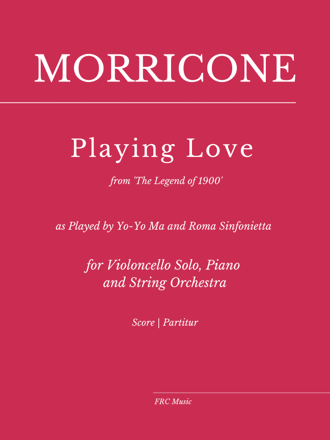 Playing Love - Score Only (arr. Flavio Regis Cunha)
