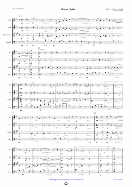 Moscow Nights (arr. Josef Štastný)