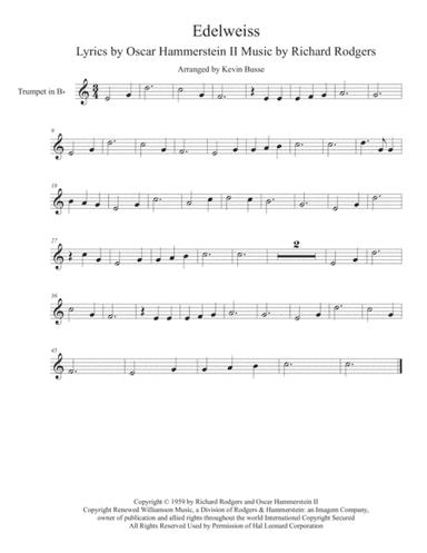 Edelweiss (arr. Kevin Busse)