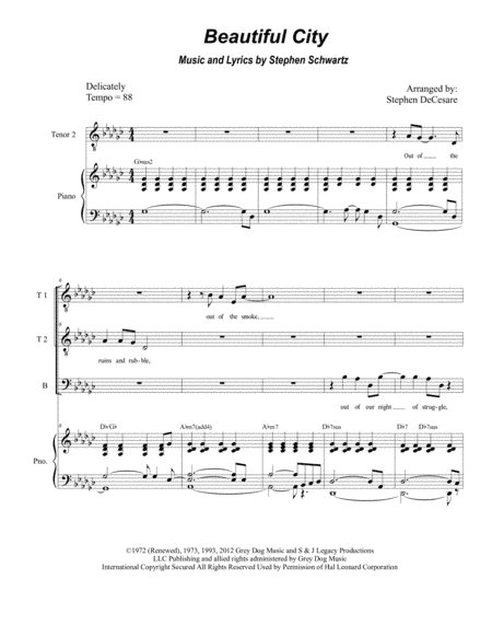 Beautiful City (arr. Stephen DeCesare)