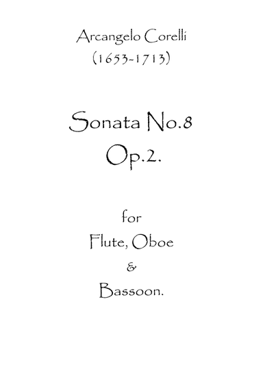 Sonata No.8 Op.2 (arr. Spence Bundy)