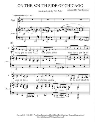 On The South Side Of Chicago (arr. Paul Hemmer)