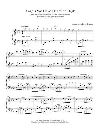 Angels We Have Heard on High (arr. Lynn Tredeau)