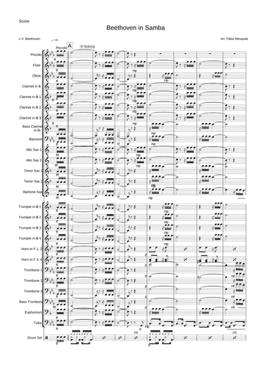Beethoven in Samba (arr. Fábio Mesquita)