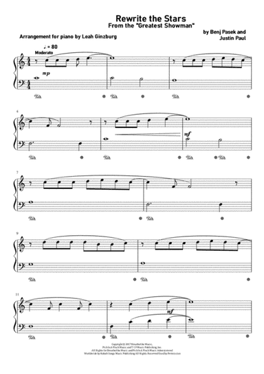 Rewrite The Stars (arr. Leah Ginzburg)