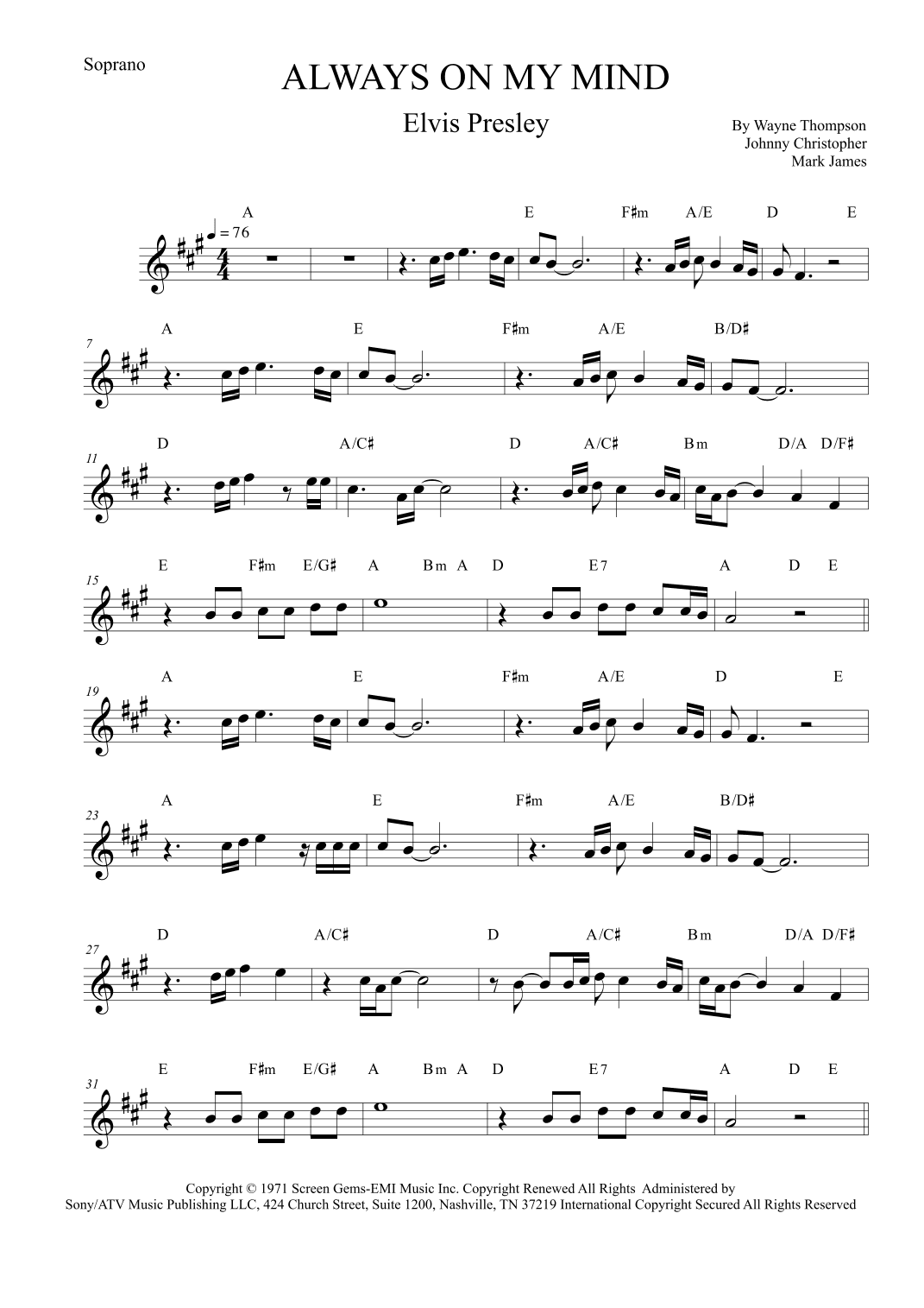Always On My Mind (arr. Leo Silva)