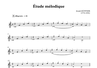 Étude Mélodique (arr. Pedro Rocha)