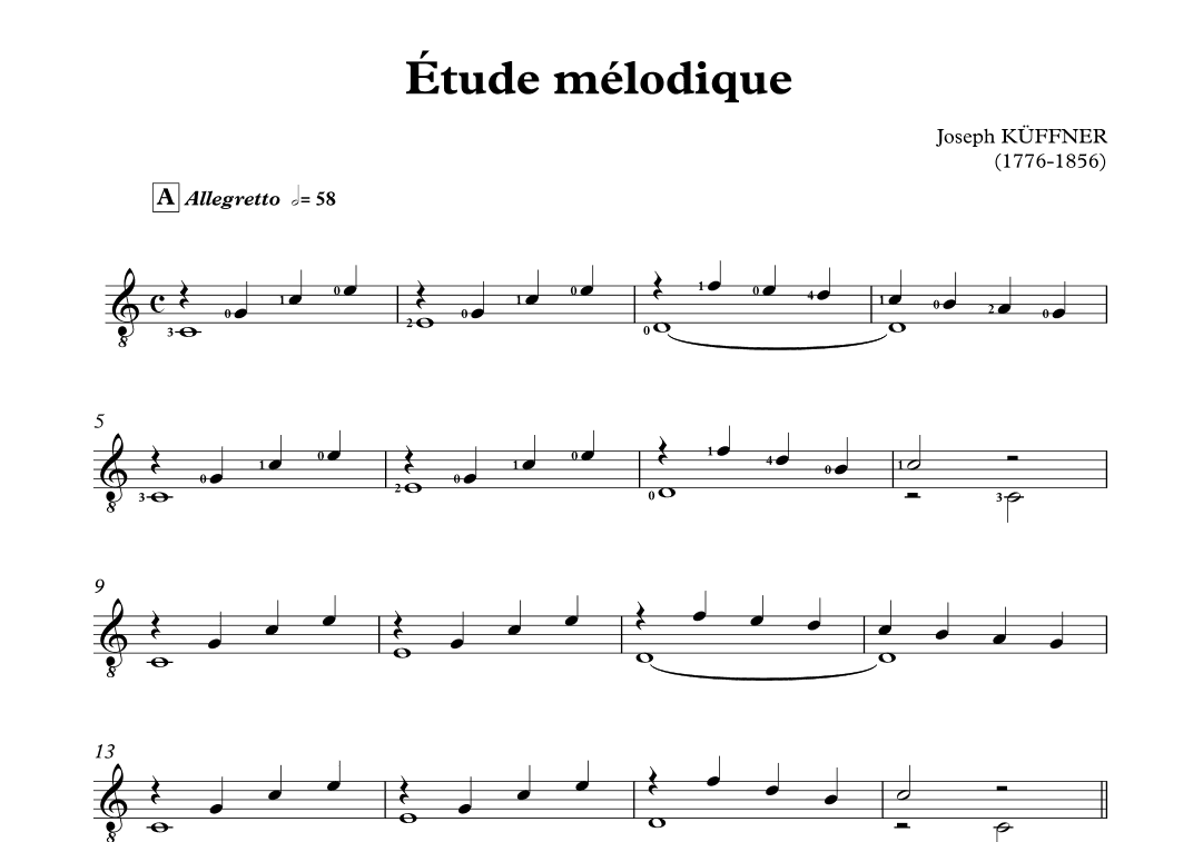 Étude Mélodique (arr. Pedro Rocha)