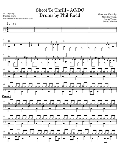 Shoot To Thrill (arr. Stanley White)