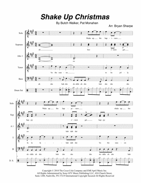 Shake Up Christmas (arr. Bryan Sharpe)
