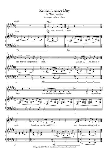 Remembrance Day (arr. JAMES BURN)