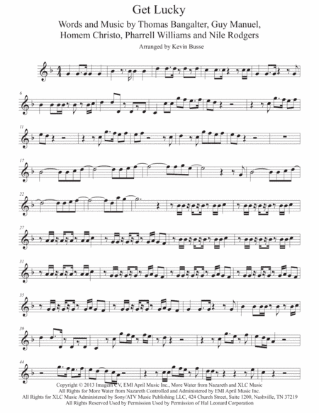 Get Lucky (arr. Kevin Busse)