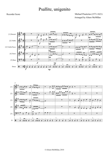 Psallite, unigenito (arr. Alison McMillan)