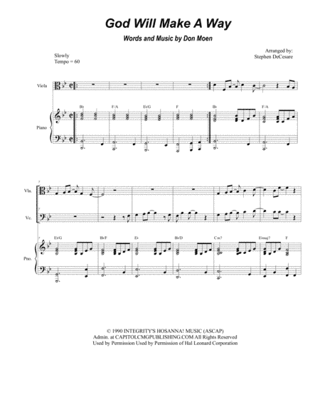 God Will Make A Way (arr. Stephen DeCesare)