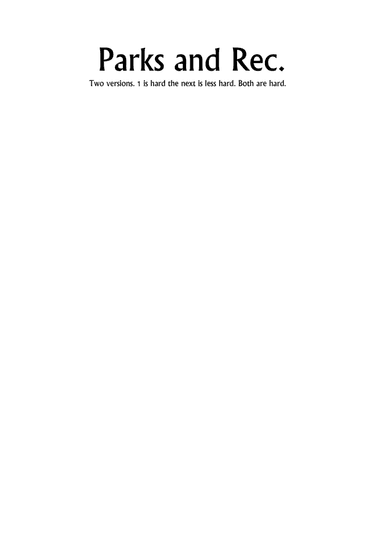 Parks And Recreation Theme (arr. Uke of Carl)