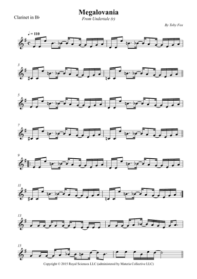 Megalovania (arr. Wesley S. SIlva)