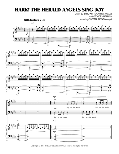 Hark! the Herald Angels Sing Joy (arr. C. Foster Payne)