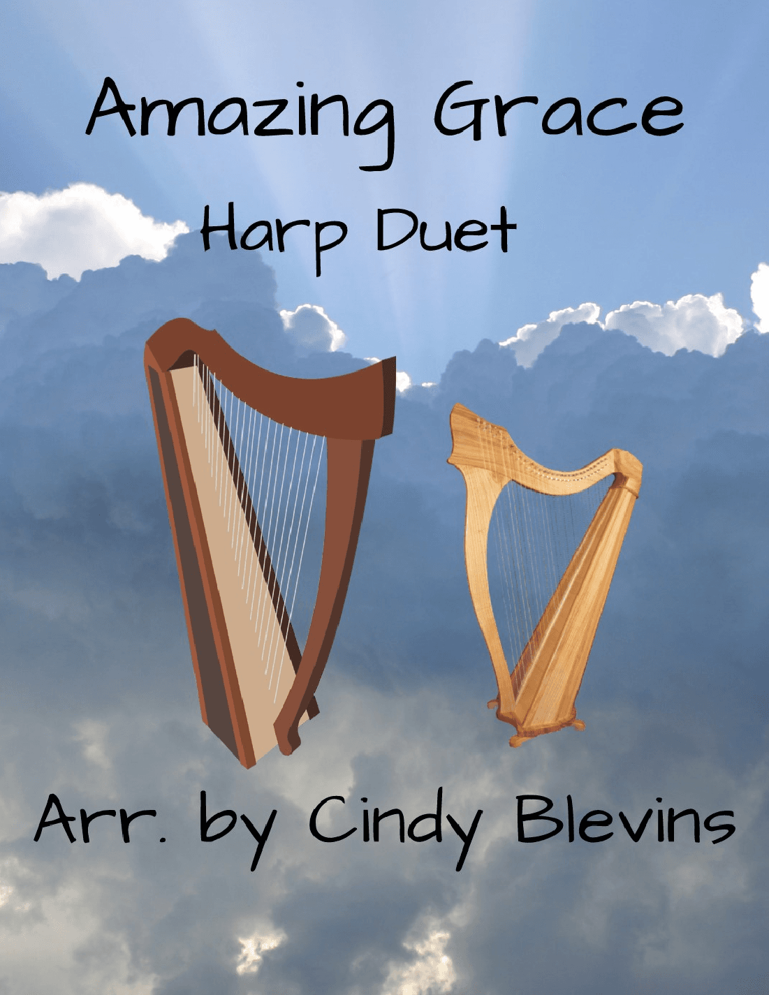 Amazing Grace, for Harp Duet (arr. Cindy Blevins)