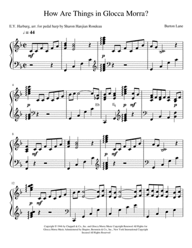How Are Things In Glocca Morra (arr. Sharon Hanjian Rondeau)