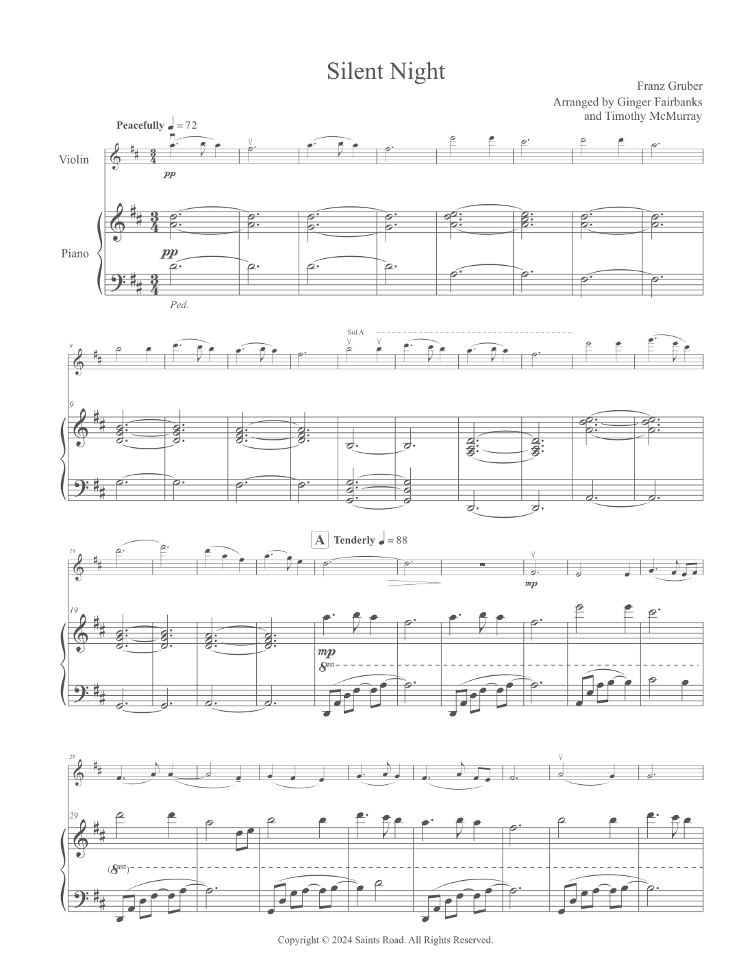 Silent Night (arr. Saints Road)