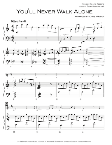 You'll Never Walk Alone (arr. Chris Walden)