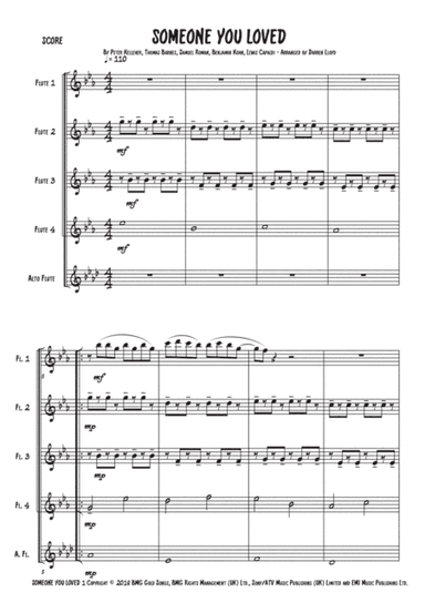 Someone You Loved (arr. Darren Lloyd)