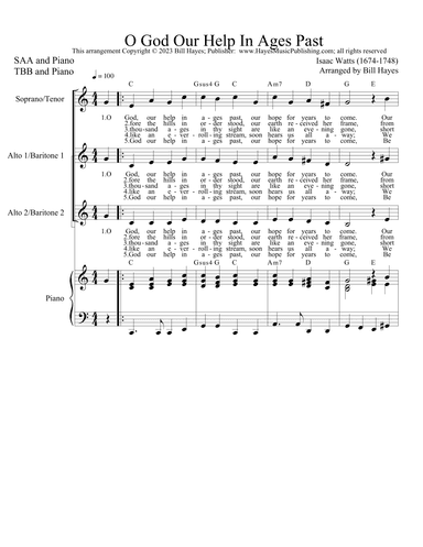 O God Our Help In Ages Past (arr. Bill Hayes)