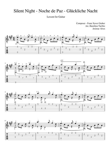 Silent Night in A major (arr. Josimar Alves Fonseca)