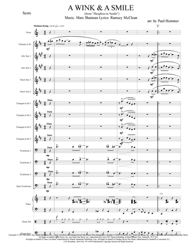 A Wink And A Smile (arr. Paul Hemmer)