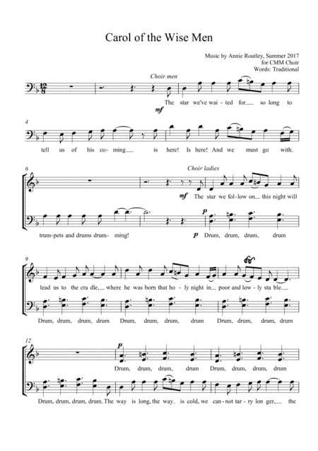 Carol of the Wise Men (choir)