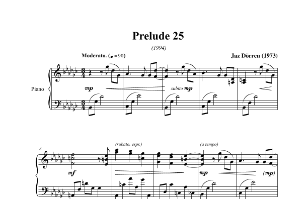 Prelude No. 25