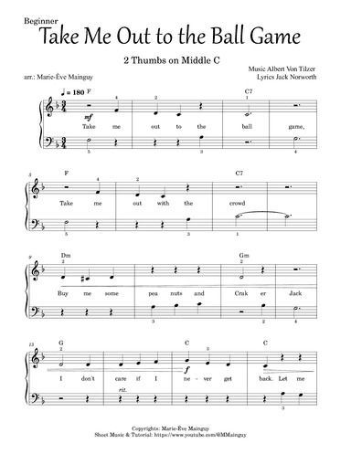 Take Me Out to the Ball Game (arr. Marie-Ève Mainguy)