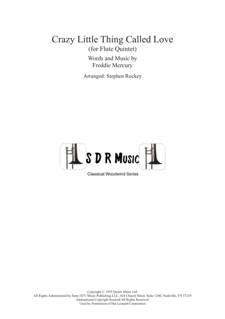 Crazy Little Thing Called Love (arr. Stephen Rockey)