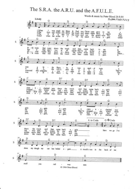 The S.R.A the A.R.U & the A.F.U.L.E.