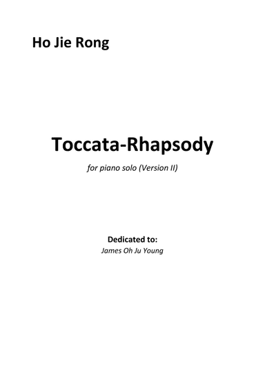 Toccata-Rhapsody (Version II)
