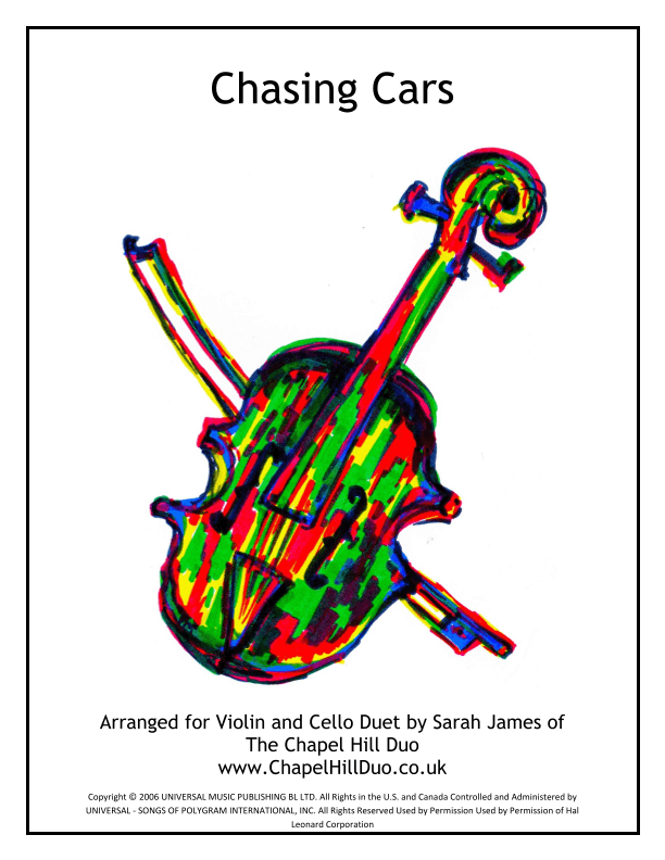 Chasing Cars (arr. The Chapel Hill Duo)